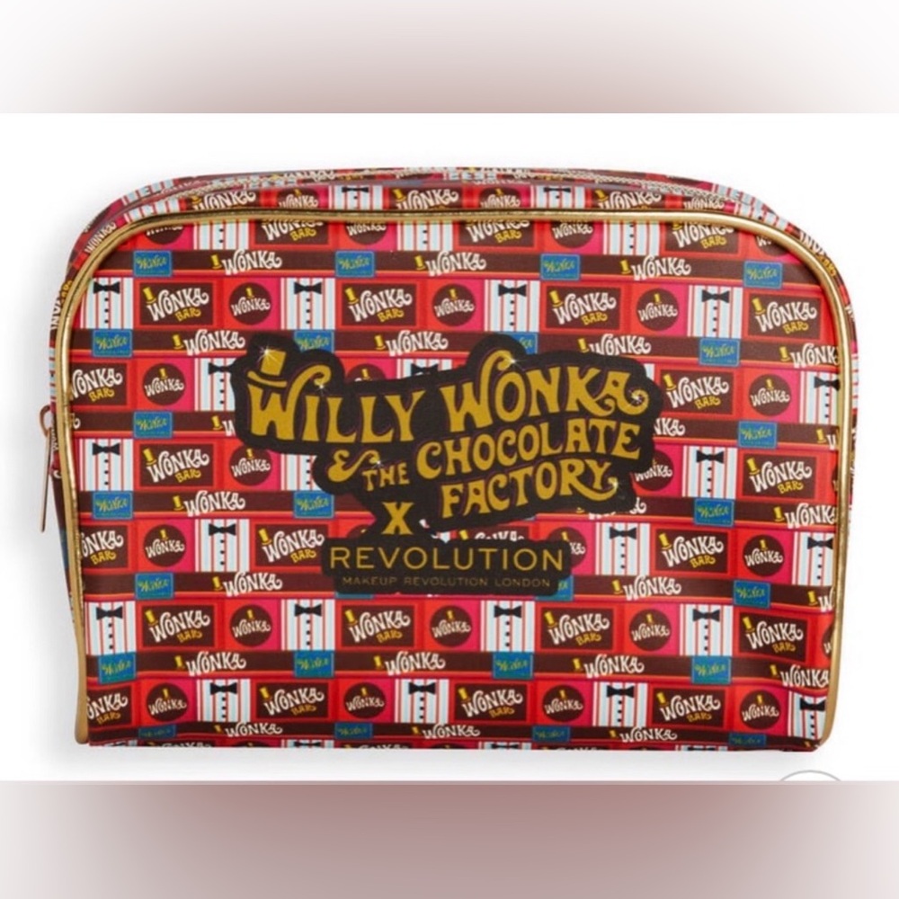 Revolution x Willy Wonka Makeup Cosmetics Bag New